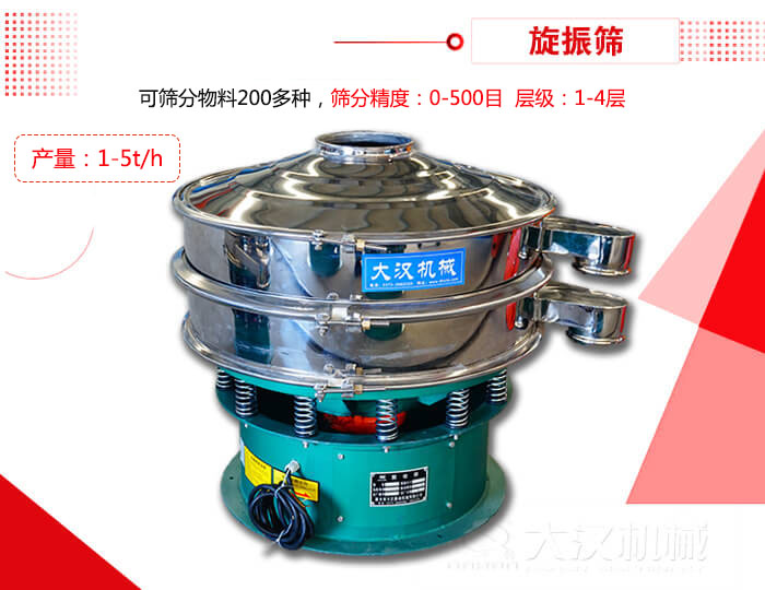 旋振篩可以特殊定制有：材質(zhì)方面包括：碳鋼，不銹鋼，全不銹鋼層級(jí)方面包括：?jiǎn)螌?，雙層，三層，四層等