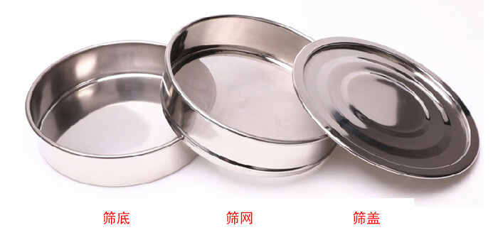 篩底，篩網，篩蓋展示圖